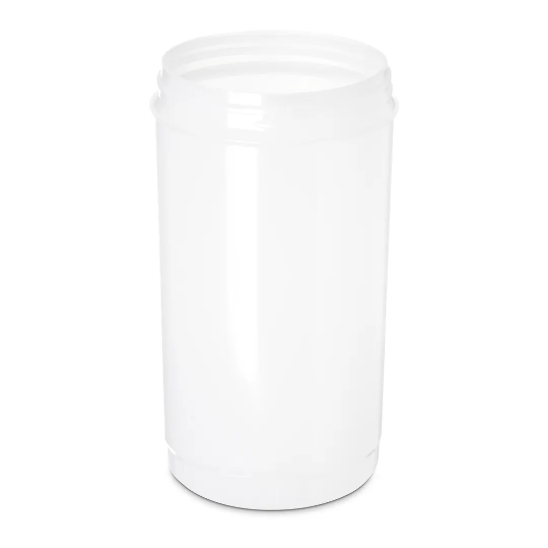 Carlisle PS603N02 Store 'N Pour Quart Container, 32 oz, Straight-Wall Polyethylene, White, BPA-Free