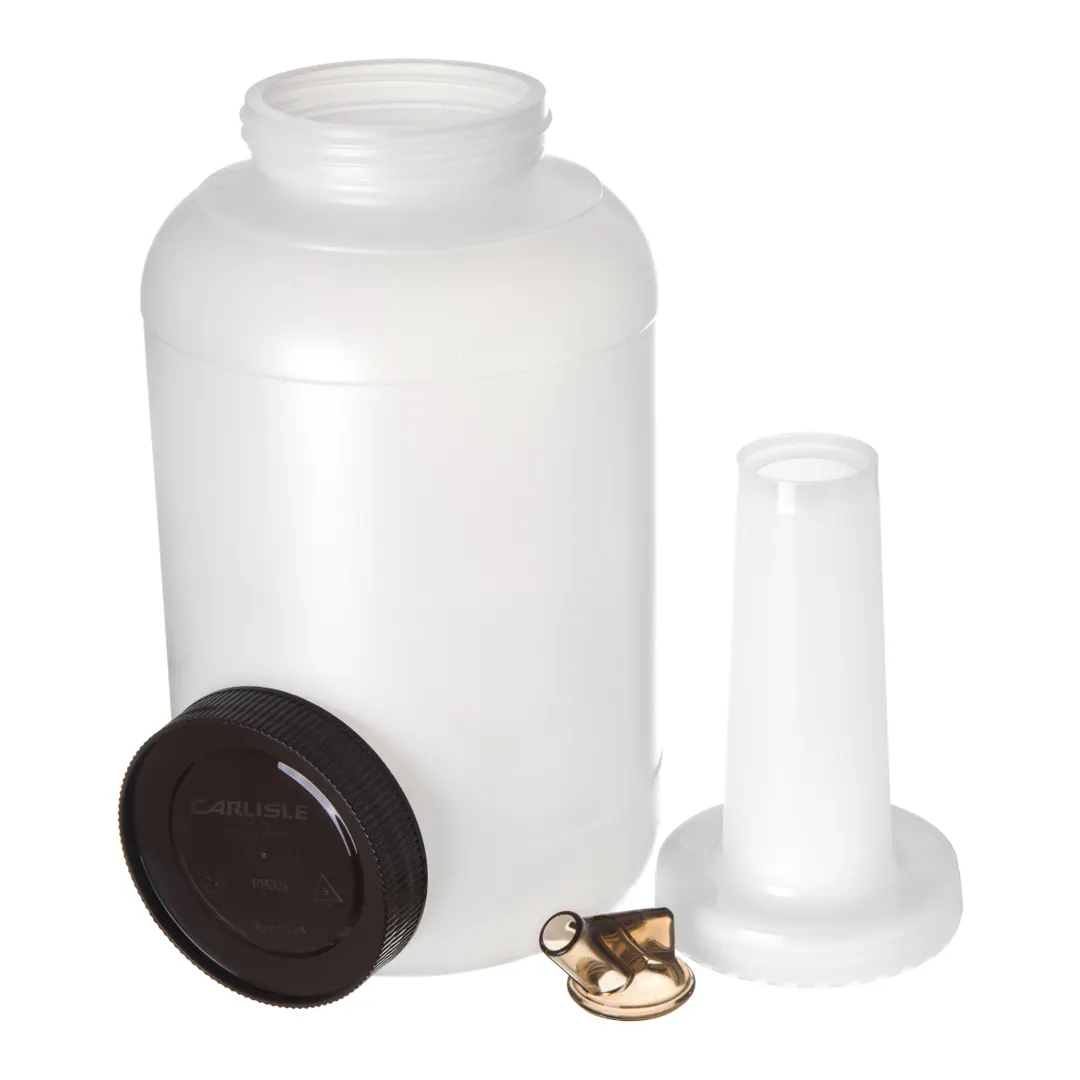 Carlisle PS801B00 Store 'N Pour Gallon Container, 128 oz, Polyethylene, Assorted Colors, BPA Free