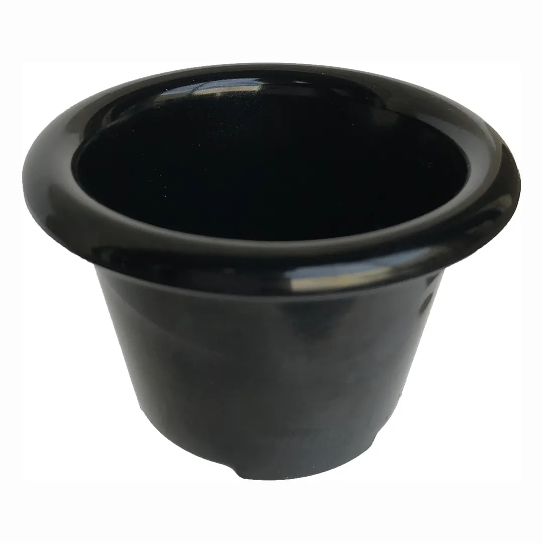 Carlisle S27603 Ramekin, 1.5 oz (2‑1/2" Dia.) Melamine Black, Dishwasher Safe, NSF, BPA‑Free