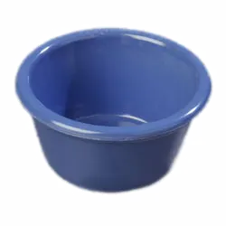 Carlisle S28314 Plastic Ramekin, 4 Oz 3‑1/8" Diameter, Ocean Blue Melamine, NSF Certified, BPA‑Free