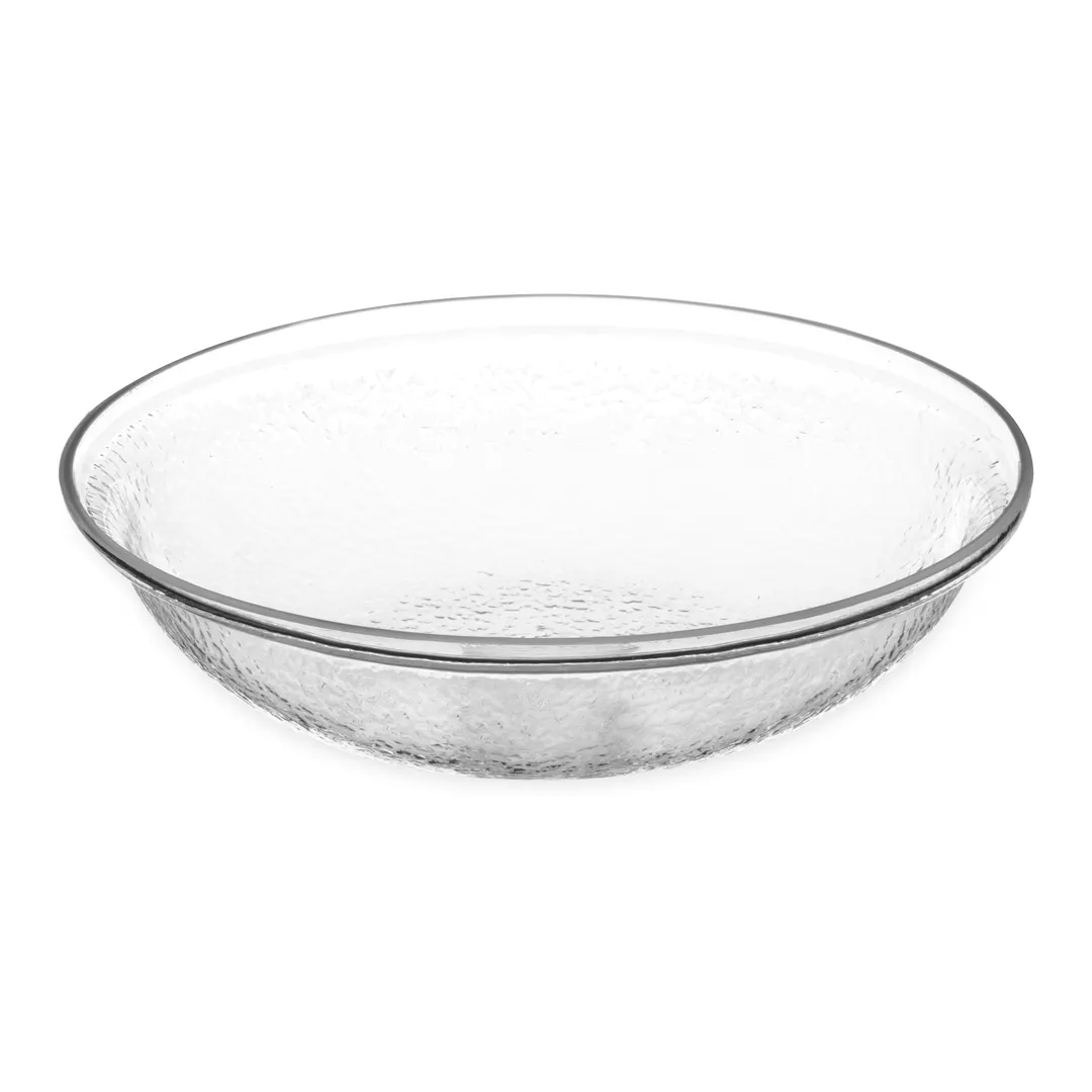 Carlisle SB7007 Acrylic Salad Bowl, 10" Diameter, 2 Qt, Scratch Resistant, Dishwasher Safe
