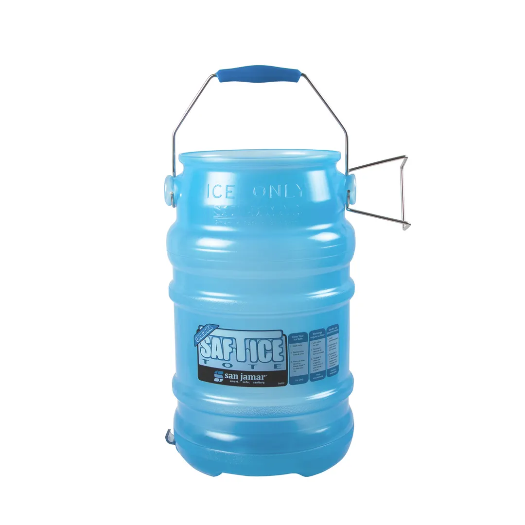 Carlisle SI6000BPAF Ice Tote - 6 Gallon BPA‑Free Polypropylene, Saf‑T‑Ice® Hanger, NSF Certified