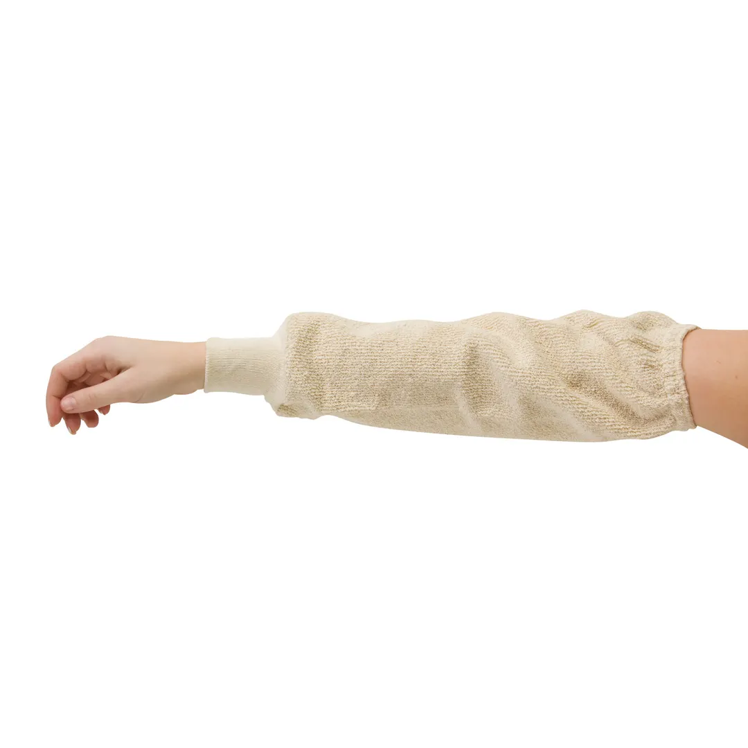 Carlisle SLWT16 Protective Arm Sleeve, 18" Long, 100% Cotton Terry, Up to 350°F, Machine Washable