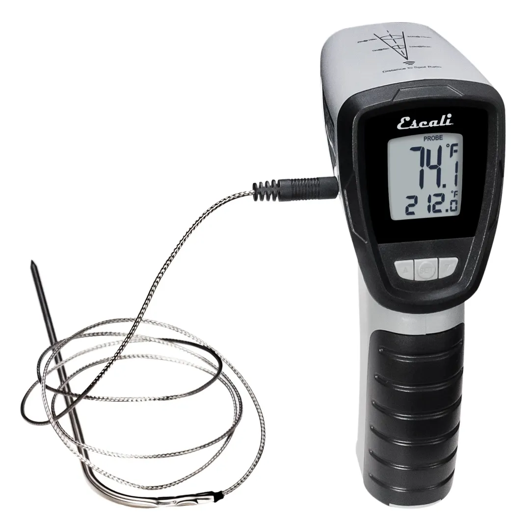 Carlisle THDGIF Infrared Surface & Probe Thermometer, -58°F‑662°F, Stainless Steel 1.8mm Probe