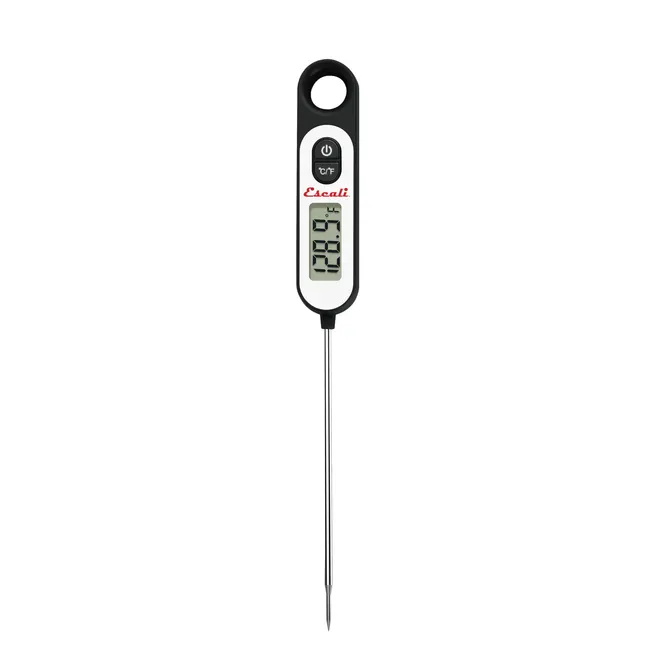 Carlisle THDGLSBK Digital Pocket Thermometer, 5.6" Probe, -58°F to 572°F, Stainless Steel, Black