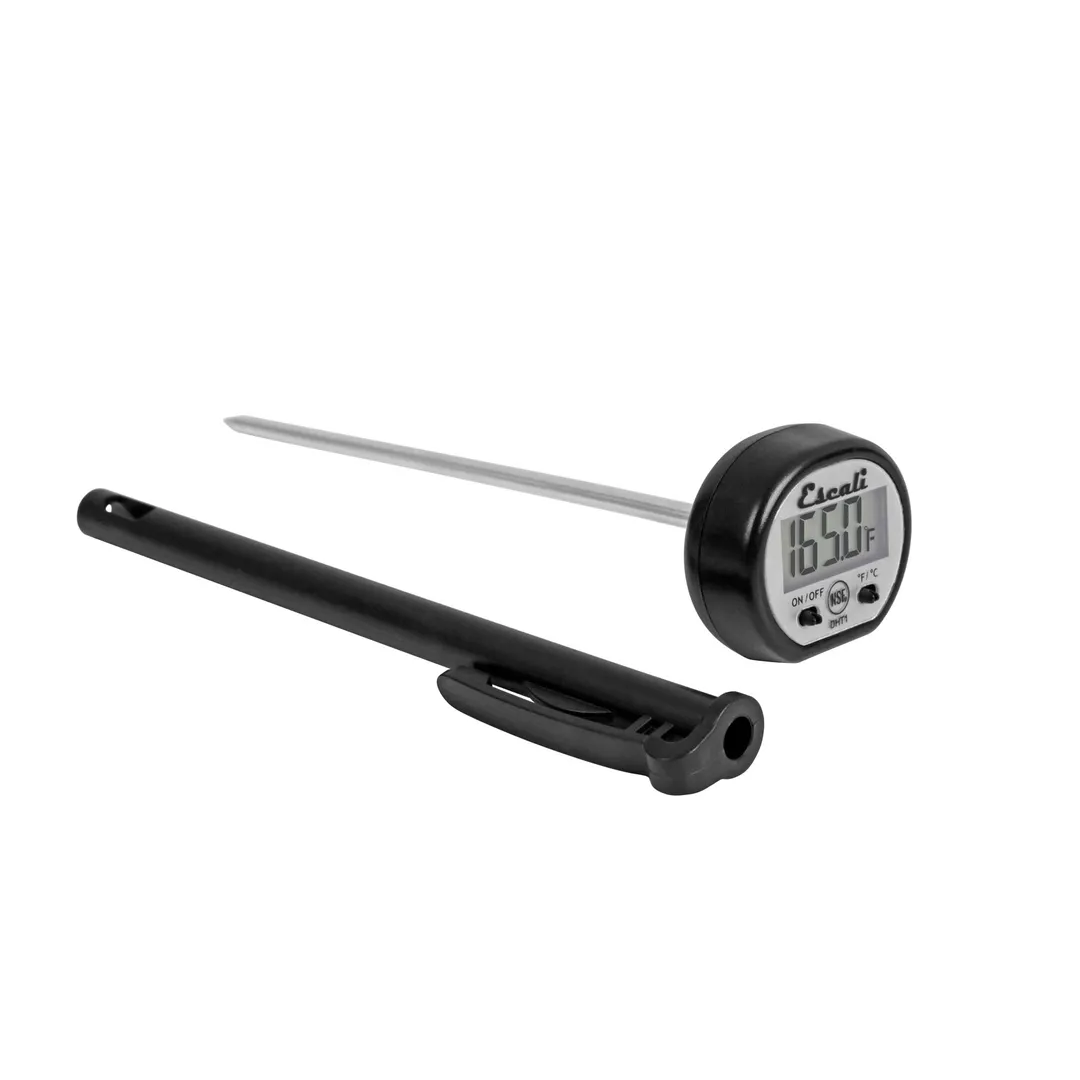 Carlisle THDGPCKT Pocket Thermometer, 4-3/4" Probe, -40° to 500°F, Anti‑Roll, Antimicrobial Sheath