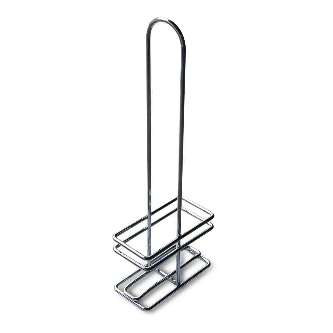 Concasse MCACCAO16SOP Cruet Rack - Chrome Plated 16 Oz Oil & Vinegar Holder, Tabletop Dispenser