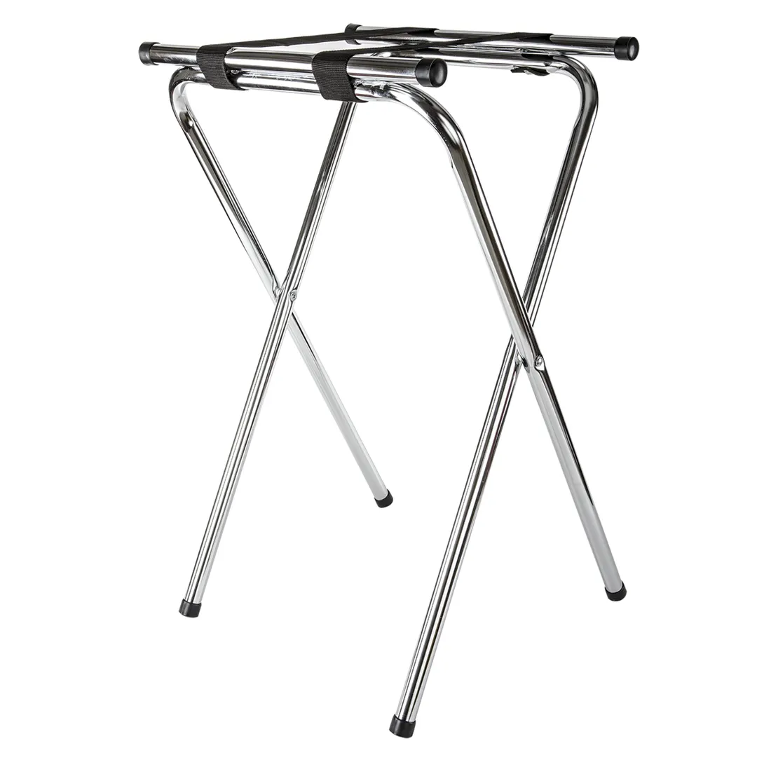 Concasse MCACCTIJCR Tray Stand - 36" High Chromed Steel for Waitress Serving Supplies