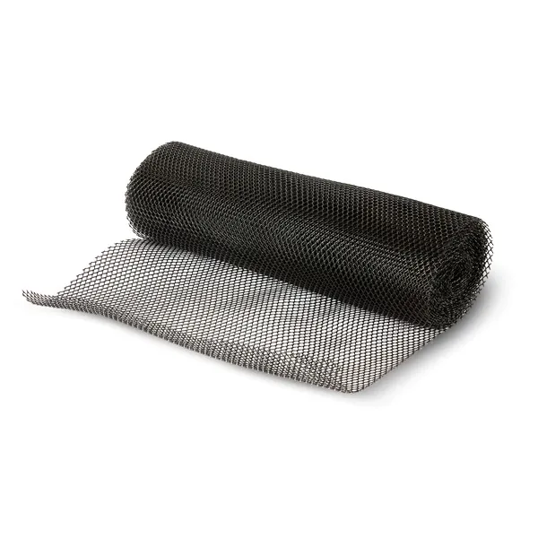 Concasse MCBARLR Black Bar Shelf Liner, 24" x 40ft Roll - 2-ft Width, 40-ft Length - 1 Roll