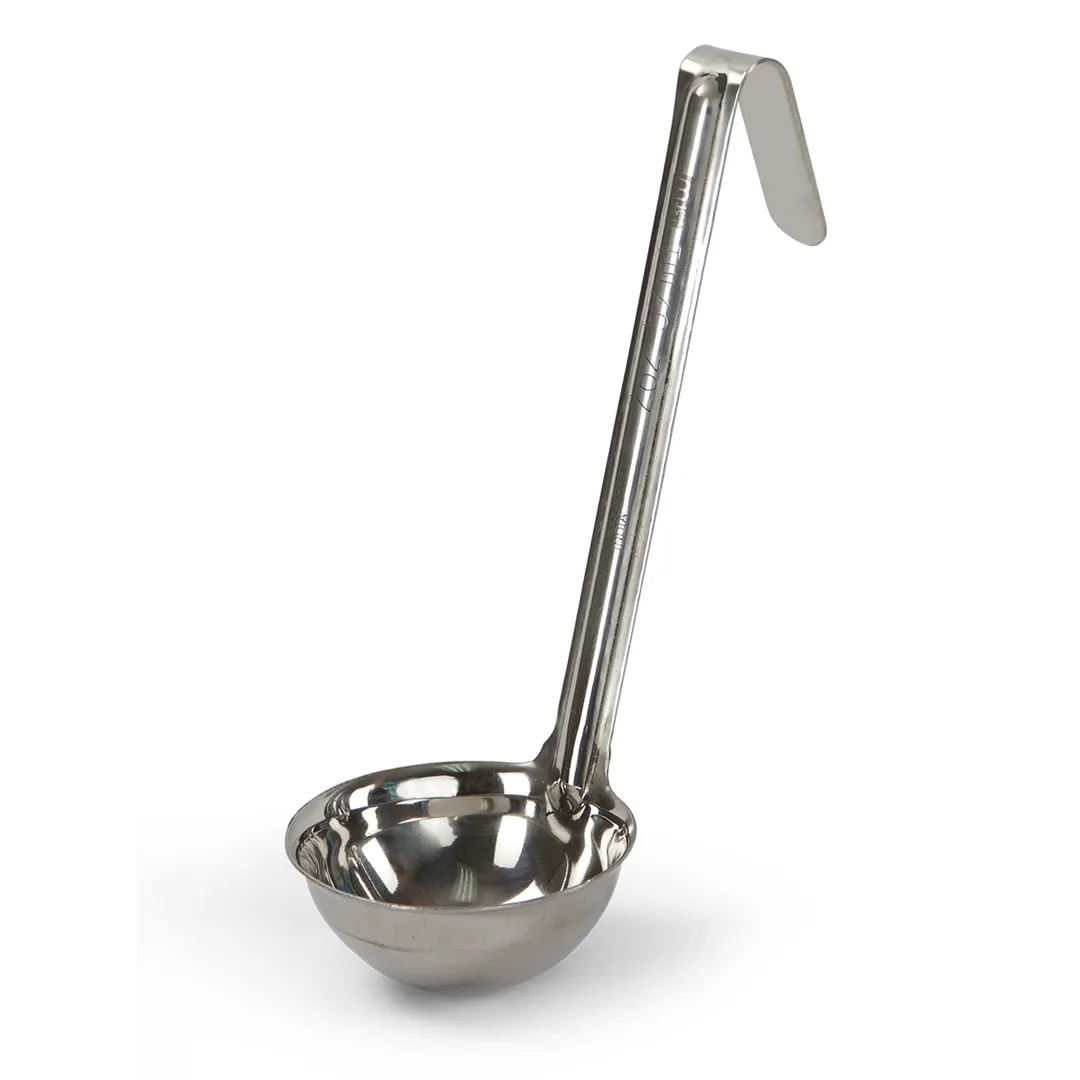 Concasse MCCAI02C 2-5 Oz Stainless Steel Ladle with Short Handle, 2 Oz Capacity, Polished Finish