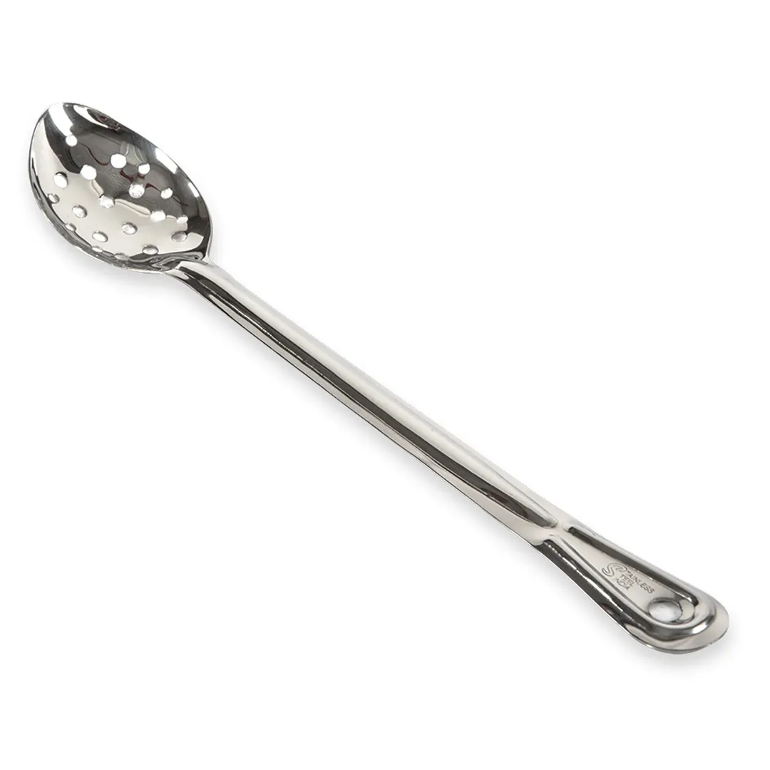 Concasse MCCAI15P Slotted Serving Spoon, 15" Long, Stainless Steel Handle, Silver