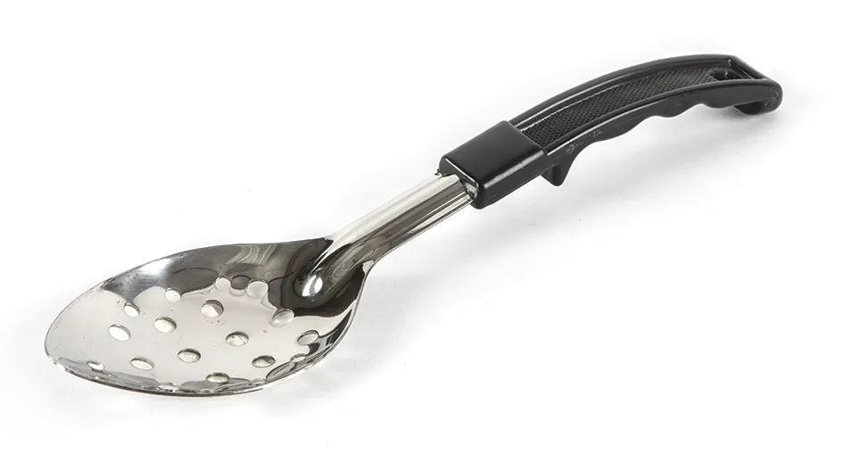 Concasse MCCAIP15P Slotted Basting Spoon, 15" Long, Stainless Steel with Insulated Plastic Handle