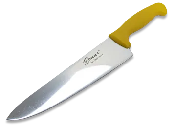 Concasse MCCCHEF08AM Chef Knife – 8" Blade, Yellow Plastic Handle, Steel Blade, Kitchen Cutlery