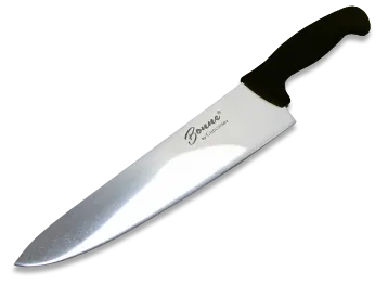 Concasse MCCCHEF08N Chef Knife - 8" Black Plastic Handle, Steel Blade, 7"-9" Blade Length