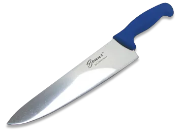 Concasse MCCCHEF10A Chef Knife – 10" Steel Blade, Blue Plastic Handle, Professional Kitchen Cutlery