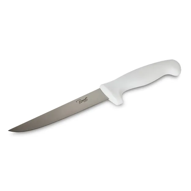 Concasse MCCDESH06 Boning Knife, 6" Straight Blade, White Plastic Handle