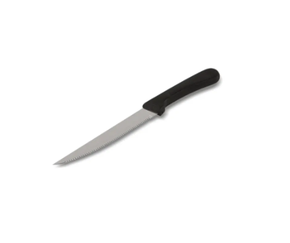 Concasse MCCMP04SB Restaurant Steak Knife, 4" Blade, Plastic Handle, Round Point