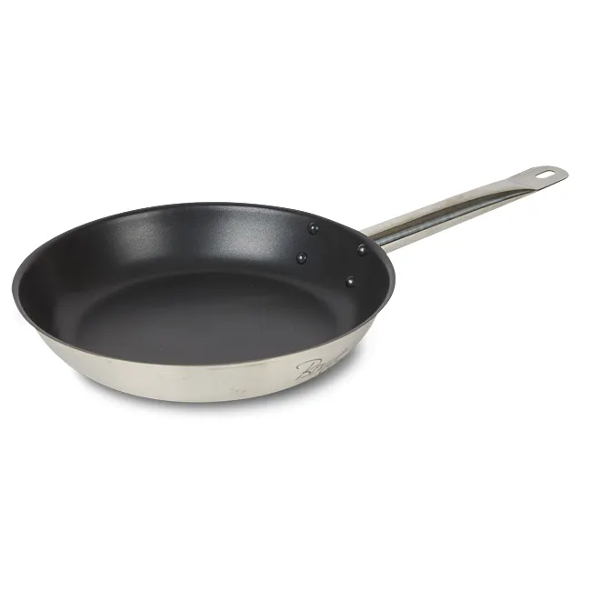 Concasse MCCOSARAIFDNS10 10" Non-Stick Fry Pan, Compound Bottom, Stainless Steel, Induction Ready