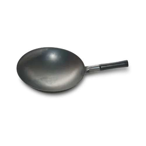 Concasse MCCOWOK02 Wok Pan – 14" x 4" Carbon Steel, Wood Handle, Induction Ready, 11‑15" Size