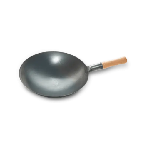 Concasse MCCOWOK03 Wok Pan, 14" x 4", Carbon Steel, Stainless Steel Handle