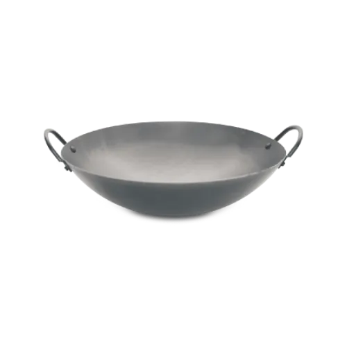 Concasse MCCOWOK04 Wok Pan, 14" x 4", Carbon Steel, Side Handles, Induction Ready