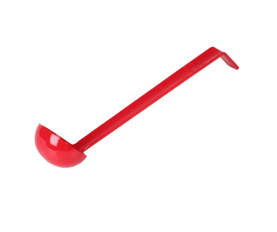 Concasse MCCPOL01R Plastic Salad Dressing Ladle, 1 oz Capacity, Black Finish, Food Safe Plastic