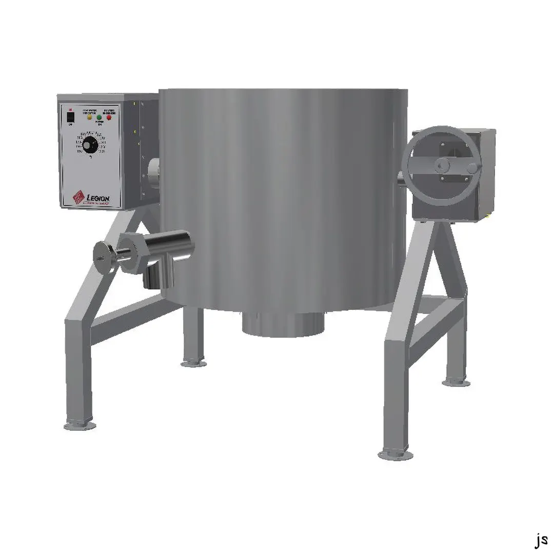 AccuTemp ALTLGB-20 20 Gallon Floor Tilting 2/3 Steam Jacketed Gas Kettle, 63.200 BTU