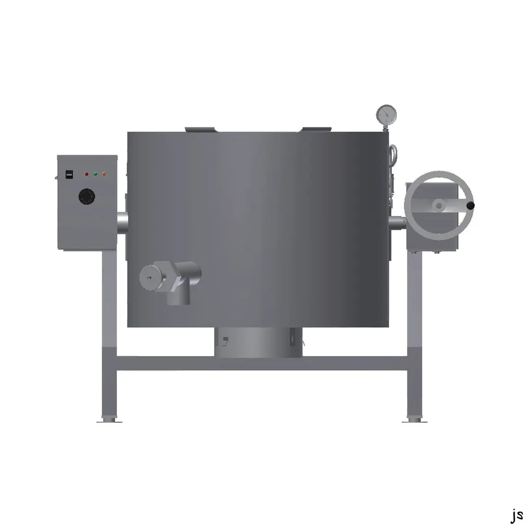 AccuTemp ALTLGB-30F 30 Gallon Floor Tilting Full Steam Jacketed Gas Kettle, 83.100 BTU