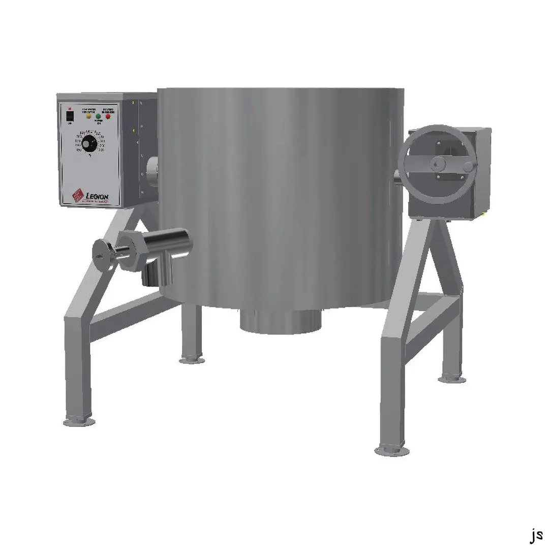 AccuTemp ALTLGB-60 60 Gallon Floor Tilting 2/3 Steam Jacketed Gas Kettle,108.500 BTU