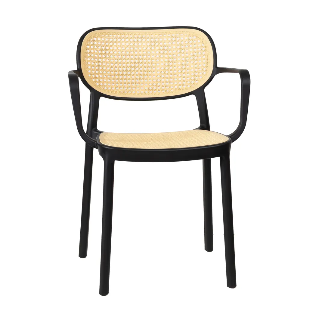 G & A 214-AR Kiama Arm Chair - Resin Frame with Mesh Seat & Back, Indoor/Outdoor Stackable Commercial Outdoor Seating