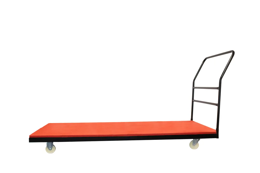 G & A BQT007-SQ Banquet Table Dolly for Square/Rectangle Tables, Heavy-Duty Steel Frame, 24" x 30" Platform, 600 lbs Capacity