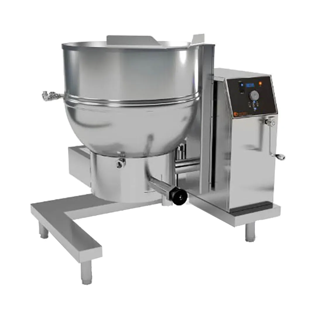 Groen DEE/4-40C 40 Gallon Floor Tilting 2/3 Steam Jacketed Electric Kettle, Classic Controls