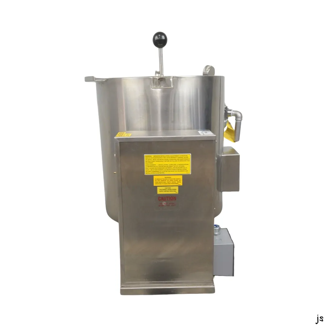 Legion TEH-40 10 Gallon Countertop Tilting Full Steam Jacketed Electric Kettle w/ Right Support Console