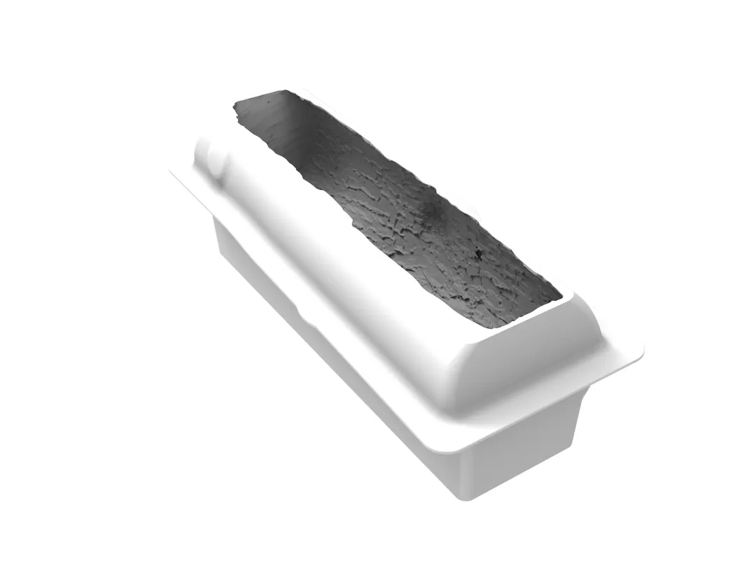 Louis Tellier BUCHESIGNATURE Baking & Pastry Mold, 27 Oz, 9.05"W x 3.15"D x 3.15"H Silicone, Uncoated