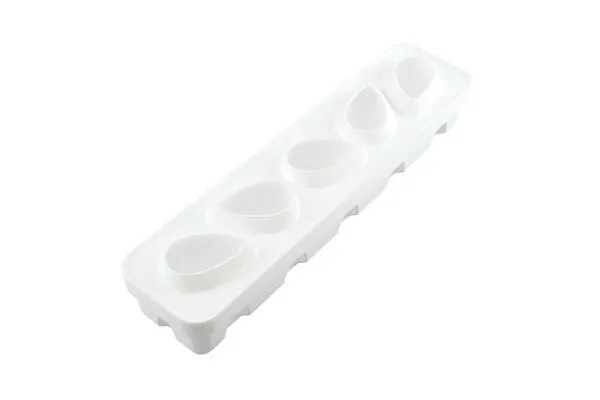 Louis Tellier FRAGOLA120 Pastry Mold, 2.36" W x 3.03" D x 2.12" H, Silicone, Uncoated