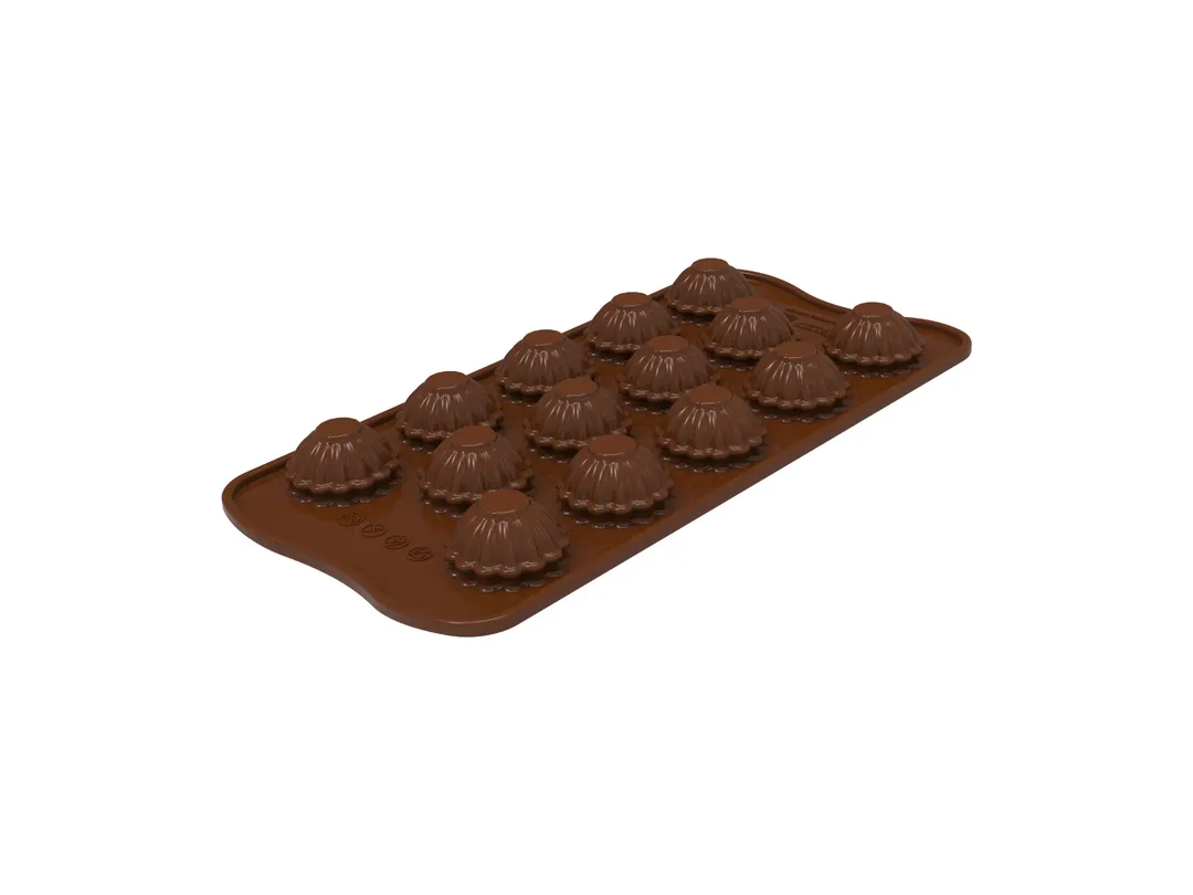 Louis Tellier SCG060 Ball Mold, 0.27 Oz., 1.06" Dia. x 0.98" H Silicone Uncoated Baking Mold