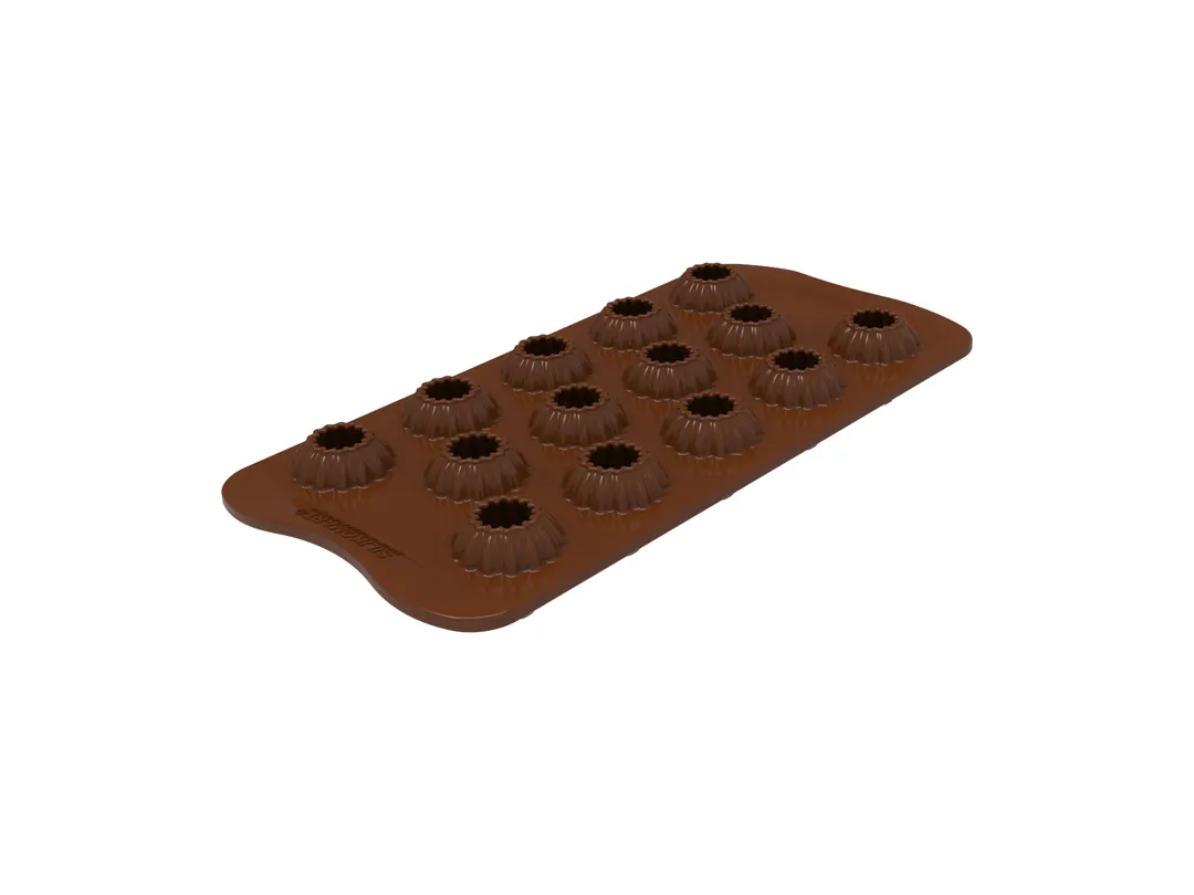 Louis Tellier SCG060 Ball Mold, 0.27 Oz., 1.06" Dia. x 0.98" H Silicone Uncoated Baking Mold