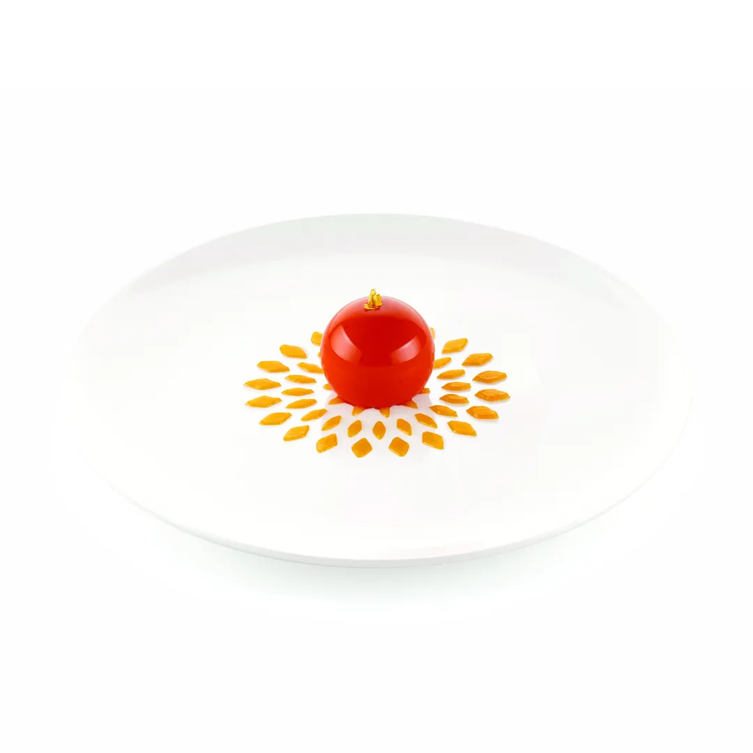 Louis Tellier STENCILFIOREDILOTO Lotus Silicone Mold, 0.08 oz., 3.93" Dia. x 0.03" H, Uncoated