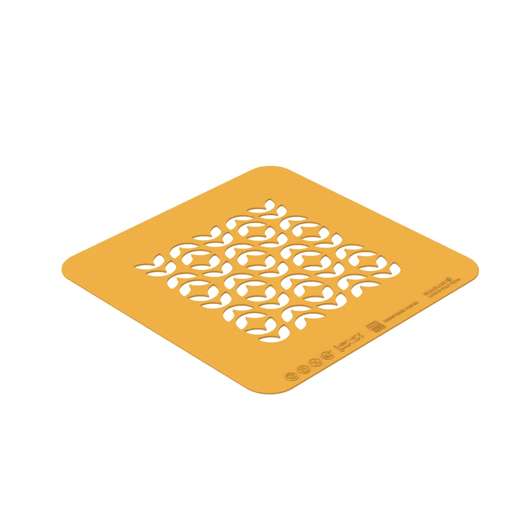 Louis Tellier STENCILFOLIAGE Silicone Pastry Mold, 3.93" Dia x 0.03" H, Uncoated, Baking Mold