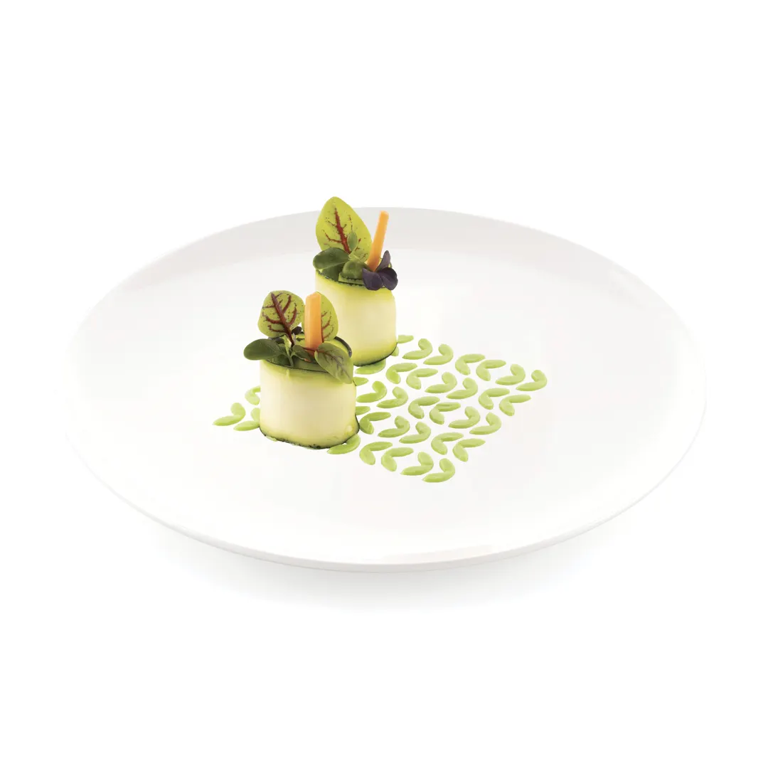 Louis Tellier STENCILFOLIAGE Silicone Pastry Mold, 3.93" Dia x 0.03" H, Uncoated, Baking Mold