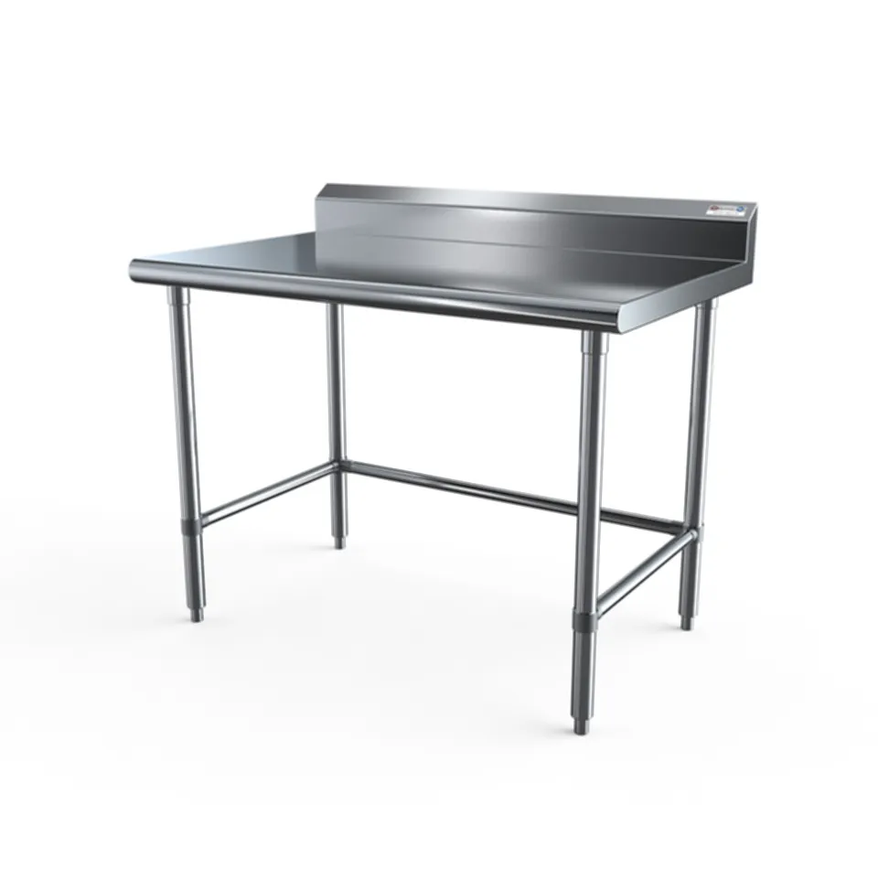 NBR Equipment TS6-6024R5-X Stainless Steel Top 54" - 62" Work Table
