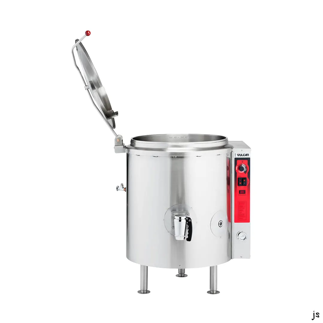 Vulcan K40GL 40 Gallon Floor Stationary 2/3 Steam Jacketed Gas Kettle, 100.000 BTU