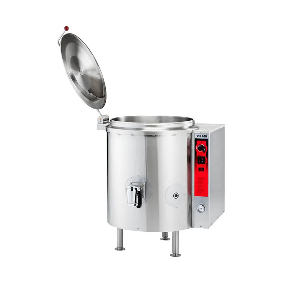 Vulcan K40GL 40 Gallon Floor Stationary 2/3 Steam Jacketed Gas Kettle, 100.000 BTU