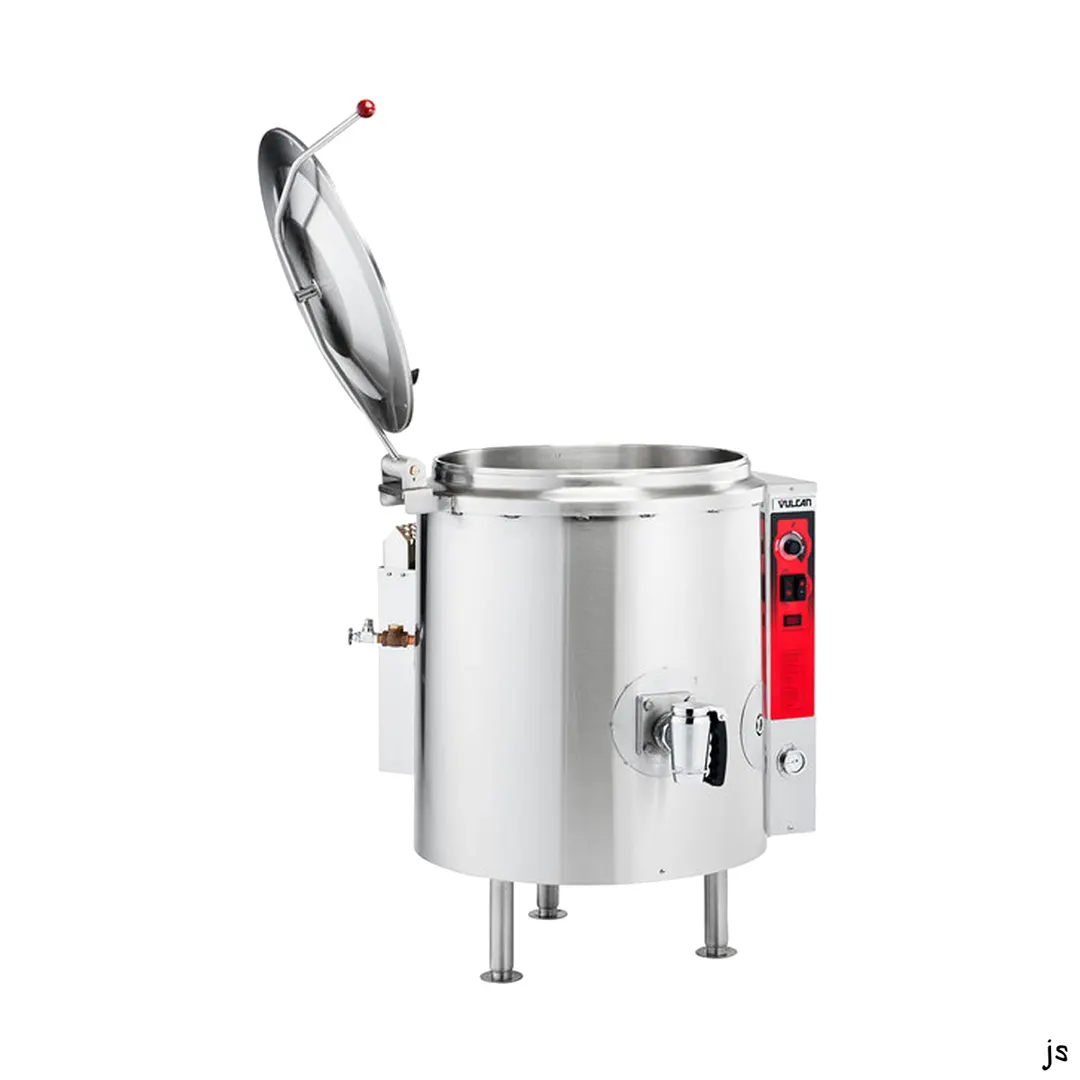 Vulcan K60GL 60 Gallon Floor Stationary 2/3 Steam Jacketed Gas Kettle, 100.000 BTU