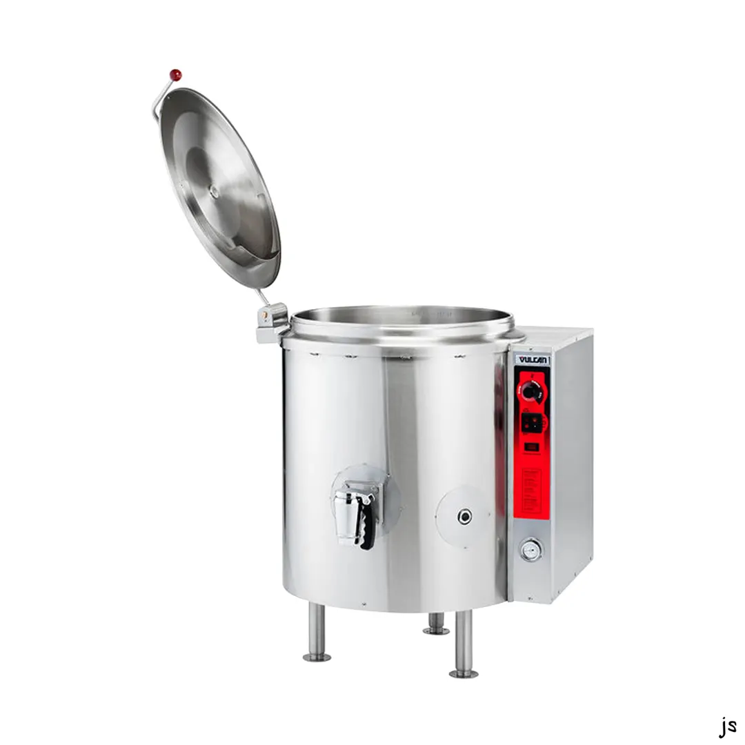 Vulcan K60GL 60 Gallon Floor Stationary 2/3 Steam Jacketed Gas Kettle, 100.000 BTU