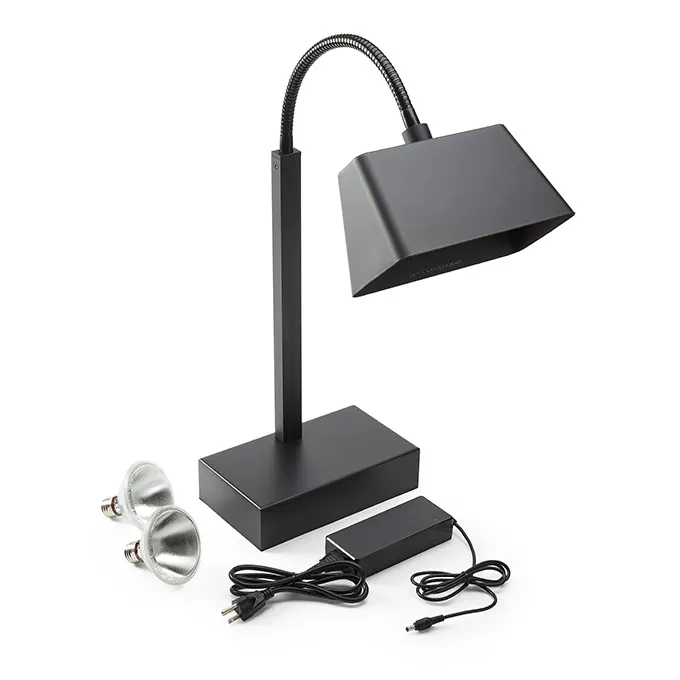 American Metalcraft BBLL1 LumaLamp Heat Lamp – Power AC Adapter, Battery, Sleek Steel Design