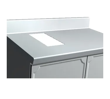 La Rosa Refrigeration L-90119 Square or Rectangular Clean Cut in top (dry units only)