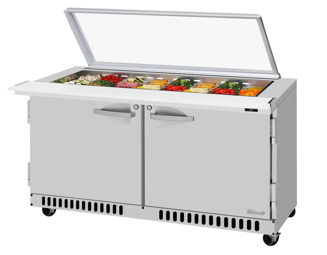 Turbo Air PST-60-24-FB-N-GL Sandwich / Salad Unit Refrigerated Counter