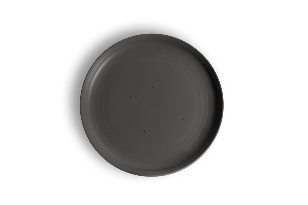 Ariane Porcelain AARARN033011027 China Plate Coupe 10 5/8" Round Porcelain Pebble - 6/Case