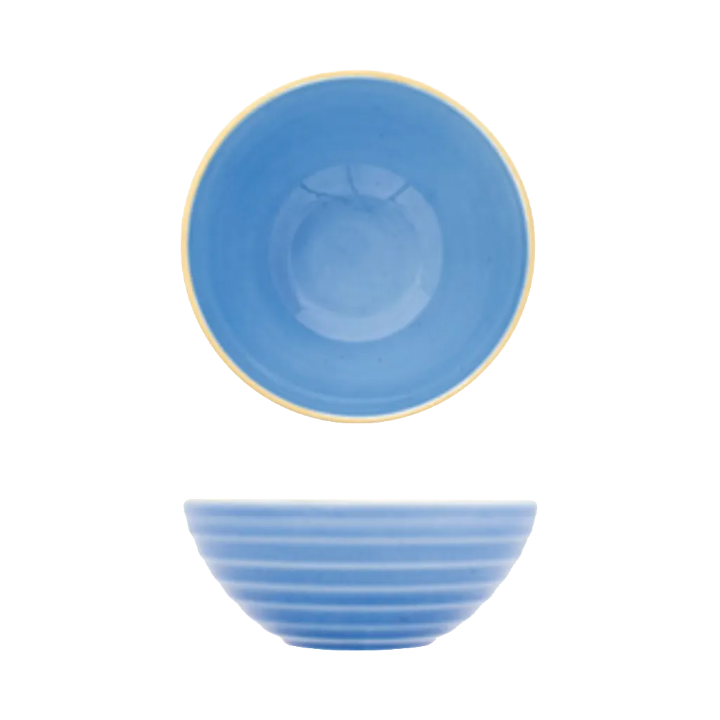 Ariane Porcelain AARARN043022016 Artisan 6 2/7" Ocean Porcelain Bowl, 16 Cm, Round, General Use - 4/Case